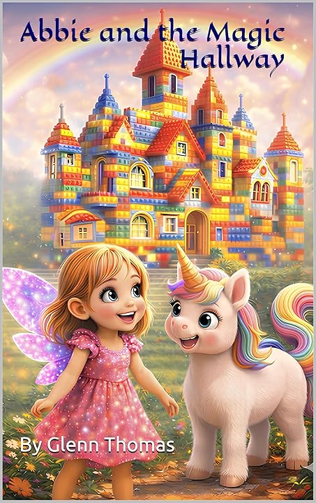 Children’s book cover – Abbie and the Magic Hallway by Glenn Thomas